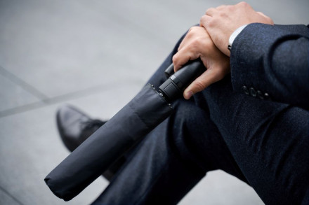 Зонт складной Lui, черный