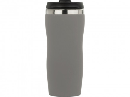 Термокружка Double wall mug C1, soft touch, 350 мл, серый