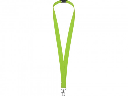 Ланьярд с карабином и замком безопасного разрыва, зеленое яблоко