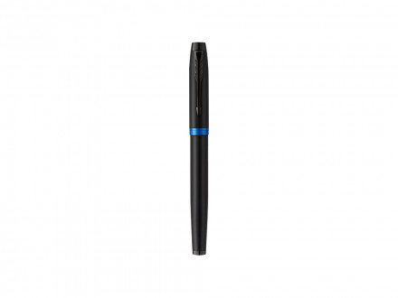 Перьевая ручка Parker IM Vibrant Rings Flame Blue, стержень:F, цвет чернил: blue, в подарочной упаковке.