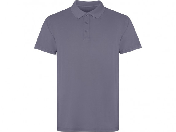 Рубашка поло Cobain унисекс, серо-голубой выстиранный