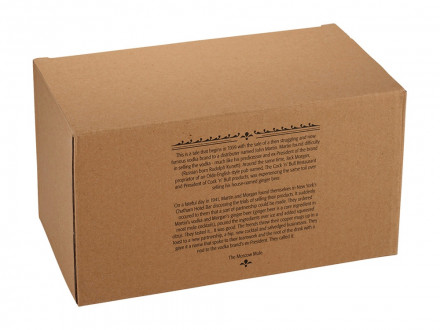 Набор кружек для коктейля с рецептом Moscow mule