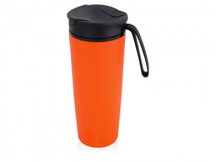 Термокружка Годс металл 470мл, оранжевый