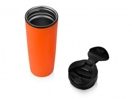 Термокружка Годс металл 470мл, оранжевый