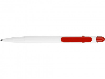Ручка шариковая Этюд, белый/красный (P)