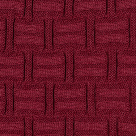 Плед Biscuit, бордовый