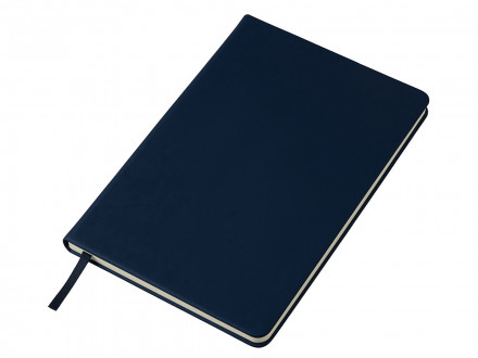 Бизнес-блокнот С3 софт-тач с магнитом, твердая обложка, 96 листов, темно-синий