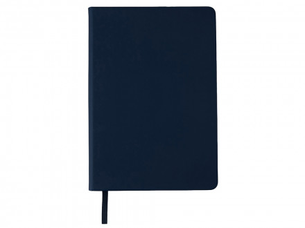 Бизнес-блокнот С3 софт-тач с магнитом, твердая обложка, 96 листов, темно-синий