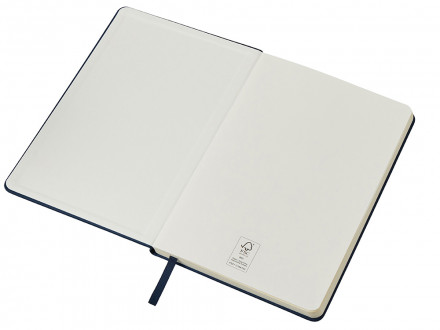 Бизнес-блокнот С3 софт-тач с магнитом, твердая обложка, 96 листов, темно-синий