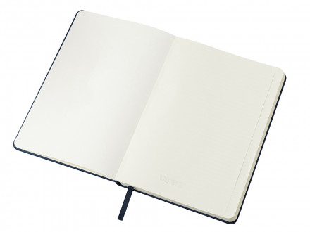 Бизнес-блокнот С3 софт-тач с магнитом, твердая обложка, 96 листов, темно-синий