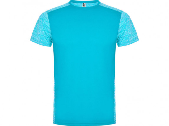 Спортивная футболка Zolder мужская, бирюзовый/бирюзовый меланж