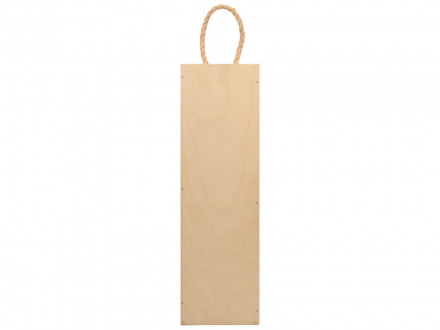 Пенал на 1 бутылку с грифельной крышкой, натуральный