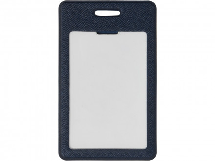 Вертикальный карман из экокожи для карты Favor, темно-синий