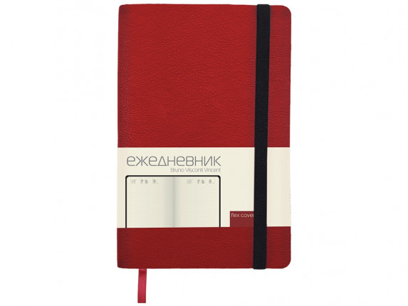 Ежедневник недатированный А5 Vincent, красный