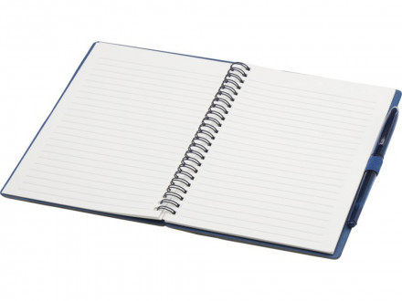 Slate многоразовый набор из блокнота в мягкой обложке и ручки - Темно - синий