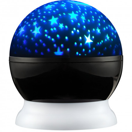 Проектор звездного неба Stardust, черный с белым