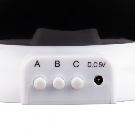 Проектор звездного неба Stardust, черный с белым