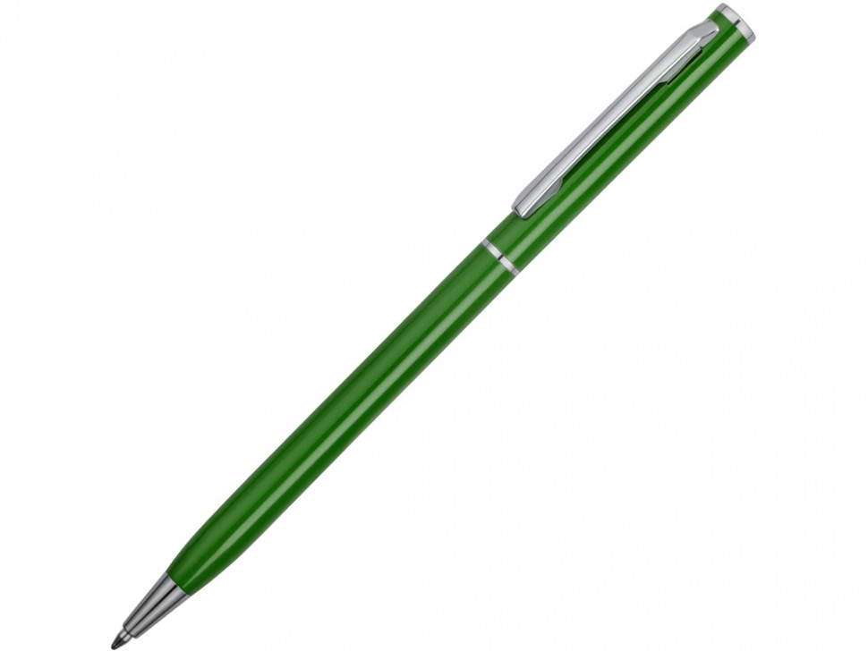 Ручка металлическая шариковая Атриум, зеленый