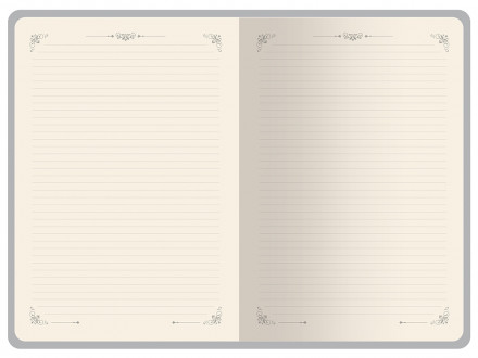 Ежедневник недатированный А4 Royal, черный с бронзовым срезом