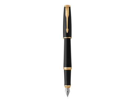 Подарочный набор из 2-х ручек Parker URBAN Muted black GT перьевая и шариковая ручки