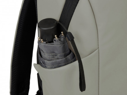 Рюкзак Sofit для ноутбука из экокожи, оливковый