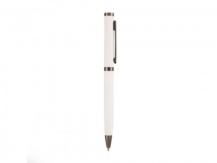 Ручка Firenze шариковая автоматическая софт-тач, белая