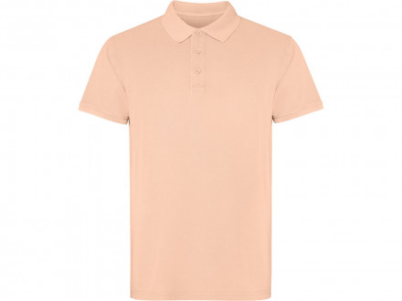Рубашка поло Cobain унисекс, светло-абрикосовый выстиранный