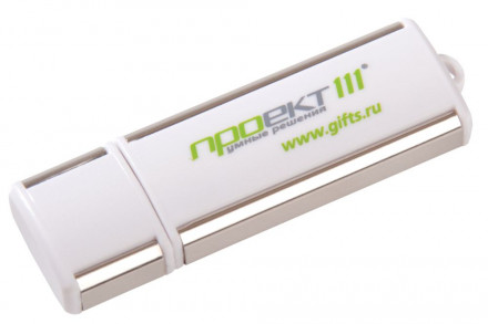 Флешка Bar, белая, 8 Гб 1