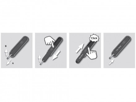 Передняя накладка VICTORINOX 58 мм, пластиковая, синяя