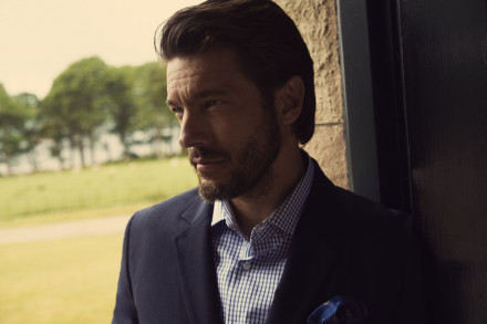 Рубашка мужская в клетку Tribeca, голубая