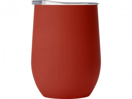 Термокружка Vacuum mug C1, soft touch, 370мл, красный