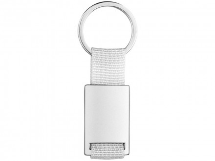 Брелок Alvaro, серебристый/белый