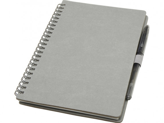 Slate многоразовый набор из блокнота в мягкой обложке и ручки - Серый