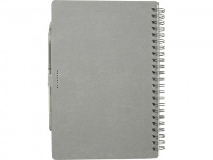 Slate многоразовый набор из блокнота в мягкой обложке и ручки - Серый