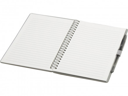 Slate многоразовый набор из блокнота в мягкой обложке и ручки - Серый