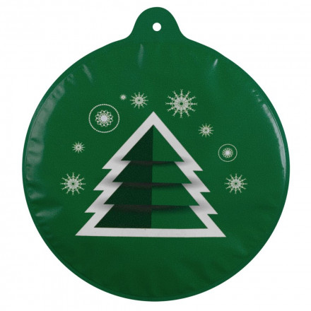 Новогодний самонадувающийся шарик «Елочка», зеленый