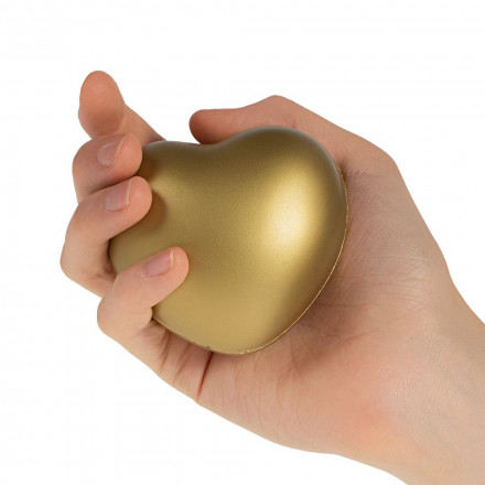 Антистресс «Сердце», золотистый ver.2