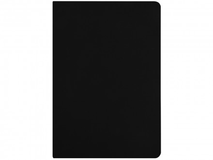 Бизнес-тетрадь А5 Pragmatic Contrast, 40 листов в клетку, черный с голубым срезом