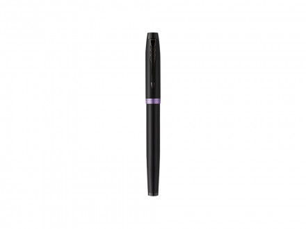 Перьевая ручка Parker IM Vibrant Rings Flame Amethyst Purple, стержень:F, цвет чернил: blue, в подарочной упаковке.