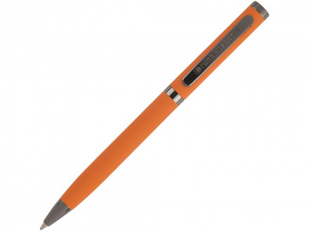 Ручка Firenze шариковая автоматическая софт-тач, оранжевая