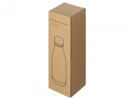 Термобутылка Актив Soft Touch, 500мл, бежевый