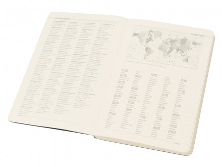 Ежедневник А5 недатированный Megapolis Velvet Flex, темно-синий