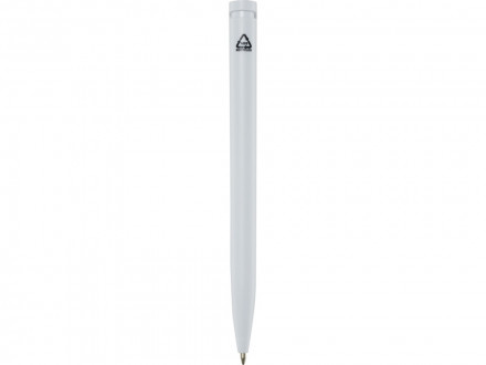 Шариковая ручка Unix из переработанной пластмассы, синие чернила - Белый