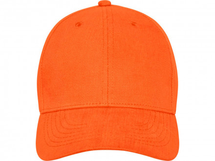 Бейсболка Davis, 6 панелей, оранжевый