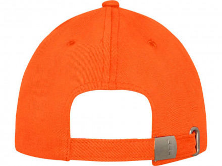 Бейсболка Davis, 6 панелей, оранжевый
