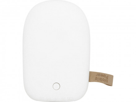 Внешний аккумулятор в форме камня Stone, 7800 mAh, белый