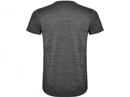 Спортивная футболка Zolder мужская, белый/черный меланж