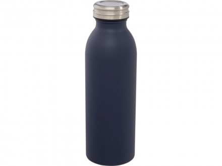 Бутылка Riti объемом 500 мл с медной обшивкой и вакуумной изоляцией , темно-синий