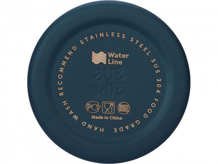 Стальная бутылка Rely, 650 мл, NEW темно-синий 295C матовый