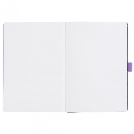 Ежедневник Tone, недатированный, в шубере, черный с фиолетовым